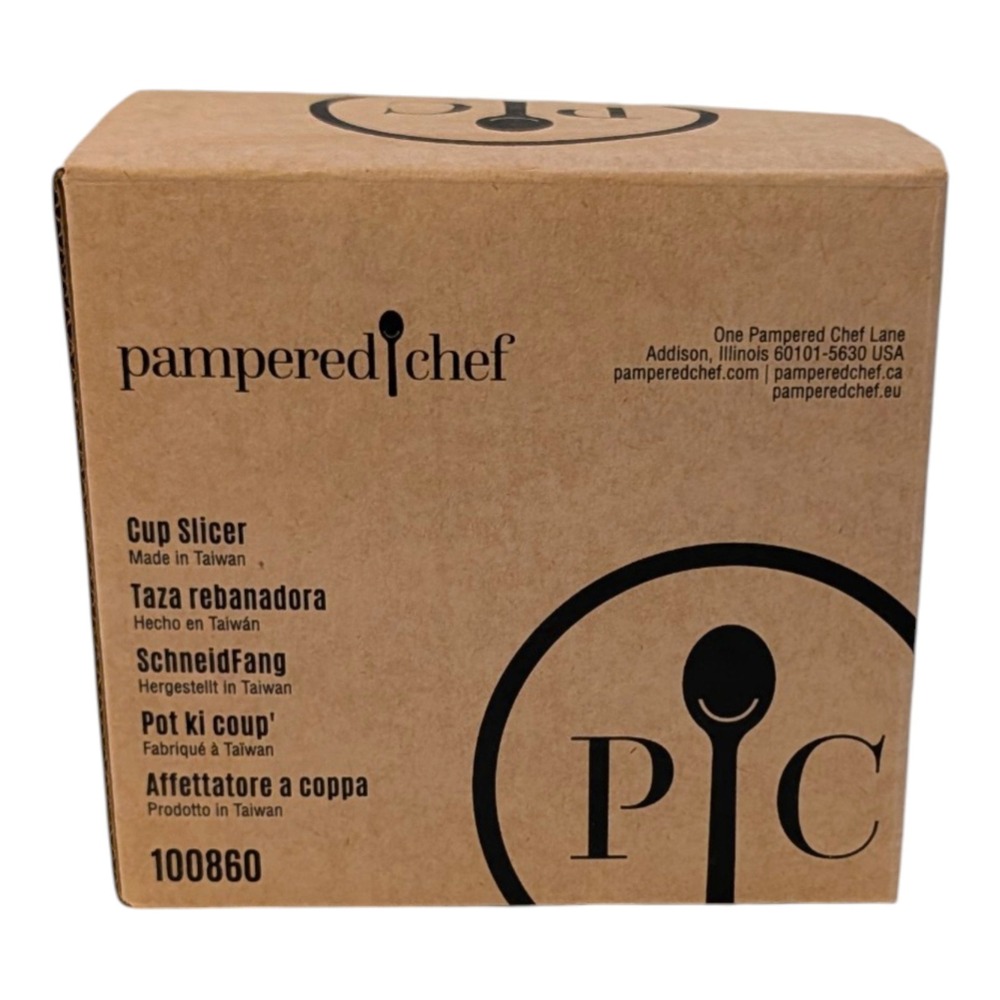 Pampered Chef Cup Slicer 100860 Fruit and Vegetable New in Box Cooking Prep